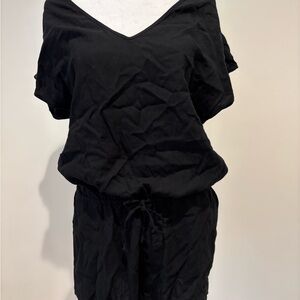 J. Crew V-Neck Linen Blend Romper